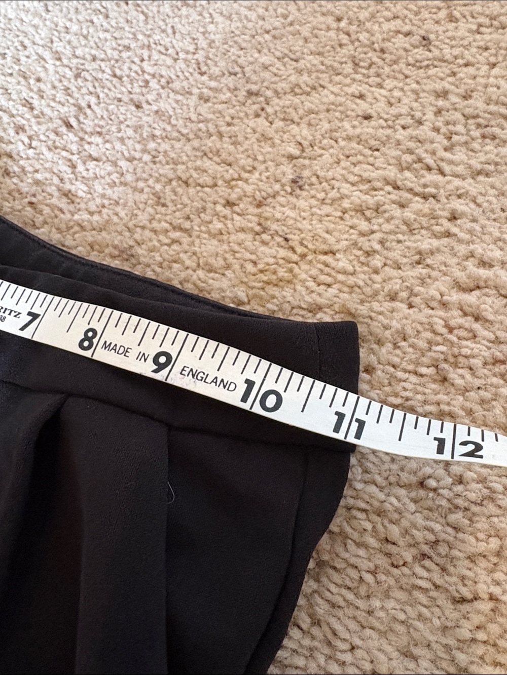 Womens Black Tailored Dress Pants - Classic Straight Fit - Picture 4 of 5